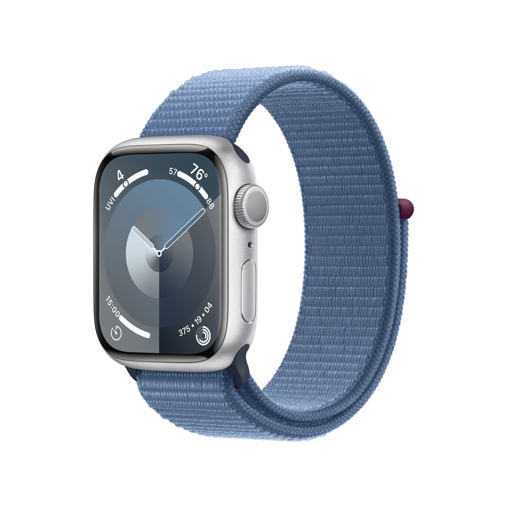 [MR923QF/A] Apple Watch Serie 9 - Aluminum - Textile (41mm, Bleu d'Hiver, GPS)
