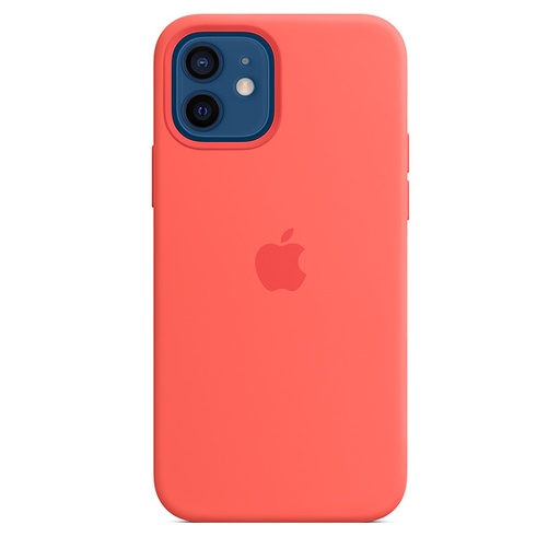 [MHL03ZM/A] iPhone 12 | 12 Pro Silicone Case with MagSafe - Pink Citrus